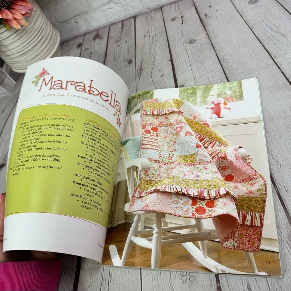 leisure arts Baby, It's You! Quilt Pattern Book - Pink & Green Baby Quilts